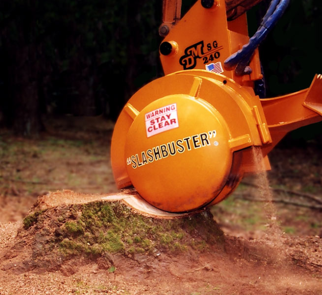 this is an image of stump grinding in mission viejo